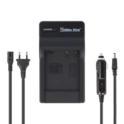 2in1 KFZ + Netz Ladegeraet fuer Panasonic Akku DMW-BCG10