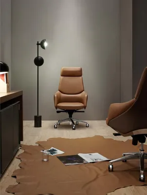 Obrázok produktu pre Koženkové kreslo v čiernej farbe, moderný elegantný štýl