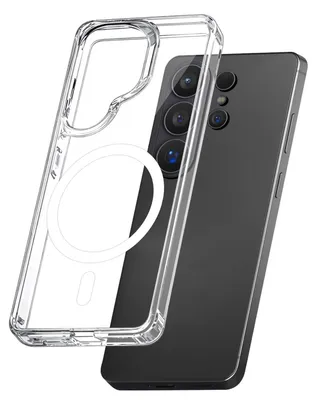 Produktbild von Handy Hülle für Samsung Galaxy S26 Ultra Handyhülle mit Magnetring Case Cover Bumper Backcover Schutzhülle Magnethülle Farbe: Transparent