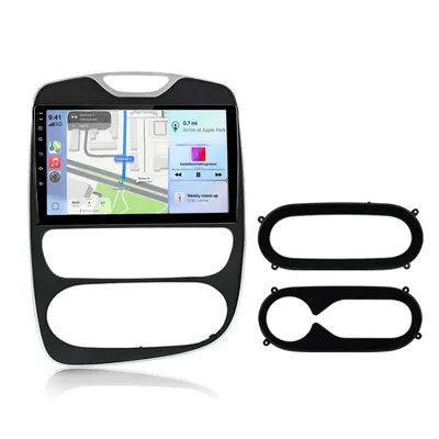 Zdjęcie produktu dla Radio samochodowe Hexinex 10", Android 15, Carplay, Android Auto, 2+64GB, przeznaczone do Renault Clio 4 (2017-2019), z GPS, Wi-Fi, Bluetooth, sterowaniem z kierownicy (SWC), FM, RDS, DSP, 2DIN i DAB+