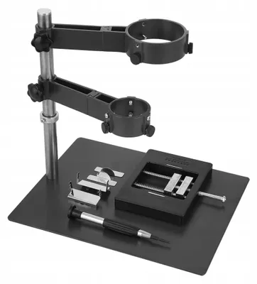 Obrázek produktu pro Rosfix Montážní Platforma – Držák pro Horkovzdušné Systémy, BGA a PCB | Nastavitelná Šířka 20x25cm | Ideální pro GSM Servis | Opravy Elektroniky