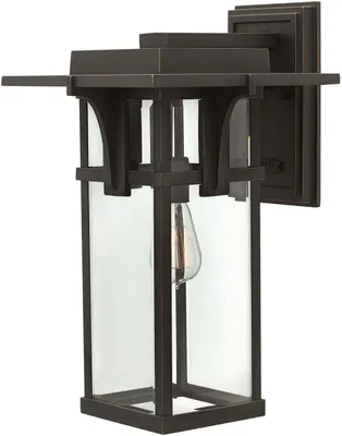 Produktbild von Elstead Manhattan Außen-Wandleuchte E27 47cm Ölgeriebene Bronze IP44