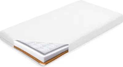 Zdjęcie produktu dla Materac dziecięcy New Baby STANDARD 120x60x11 cm gryka-pianka-kokos biały