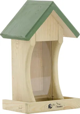 Produktbild von CJ Wildlife Wandfutterhaus Tennessee natur/grün LxBxH: 19,5x14x36,5 cm