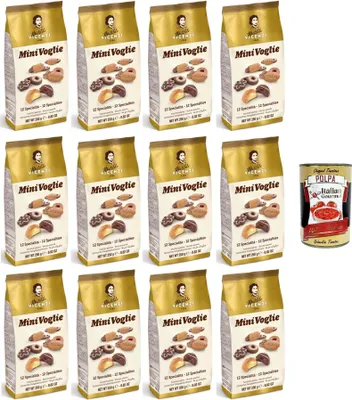 Produktbild von Matilde Vicenzi Mini voglie Assortite Verschiedene Kekse 12x 250gr+ Italian Gourmet polpa 400g