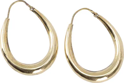 Produktbild von Tribalohrringe aus Messing, Ethnoohrringe, Goaschmuck, Messingcreole 5 cm - Gold, Ohrringe + Ohrstecker Modeschmuck