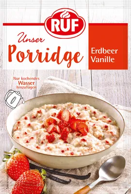 Produktbild von RUF Porridge Erdbeer Vanille 65g