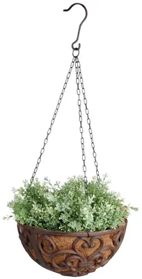 Image de Esschert Design Hanging Basket fonte ø30cm L ; BPH26