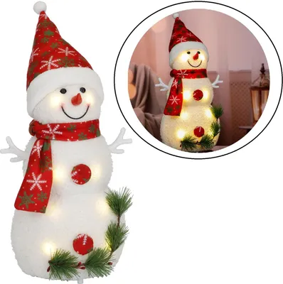 Produktbild von HI LED Schneemann mit 8 warmweißen LEDs 76165