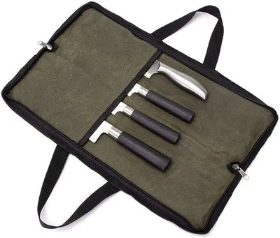 Produktbild von Multifunktionale Küchenutensil-Dose - 4-Teilige Küchentasche - Legergrün - robuste Küchenaccessoire-Tasche