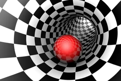 Produktbild von Muralo Fototapete 3D Effekt 152.5 (B) x 104 (H) cm Vlies Wand Tapete Tunnel Abstraktion Optische Täuschung 3D Optik Wohnzimmer Schlafzimmer moderne Wandbild