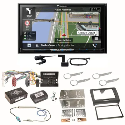 Produktbild von Pioneer AVIC-Z830DAB Navigation Bluetooth CD USB MP3 Einbauset für Audi TT 8J