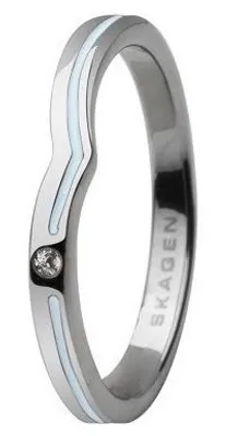 Immagine prodotto di Anello Skagen da donna argento/azzurro JRSI018, misura anello: 52 (16,6) SS6 M19