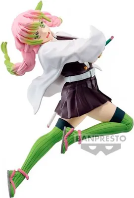 Image de BANDAI Mitsuri Kanroji Poste de saut | Demon Slayer Figurine à collectionner | BP88189P | 13 cm