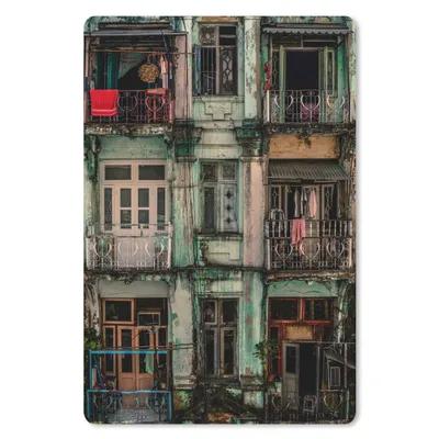 Produktbild von MuchoWow® Mauspad Mousepad Vintage - Türen - Wohnungen - Architektur 40x60 cm - Mousepads - Maus Mat - Pad - Mausunterlage - Schreibtisch Accesoire
