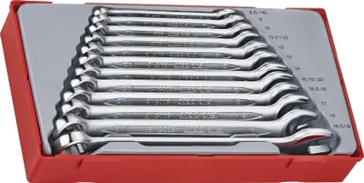 Zdjęcie produktu dla Klucze Płasko-Oczkowe W Zestawie Teng Tools Tt1236