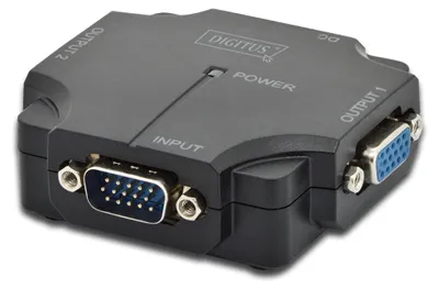 Produktbild von VGA Splitter 350MHz, 2-Port (schwarz)