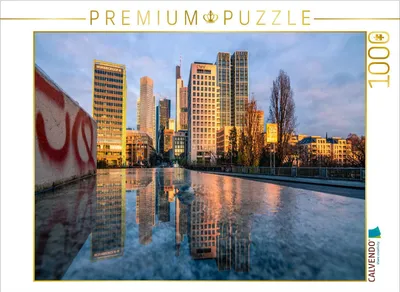 Produktbild von Calvendo Frankfurt - Untermainbrücke Skyline Blick am Morgen - Foto-Puzzle', 1000 Teile, 1000 Stück(e), Stadt