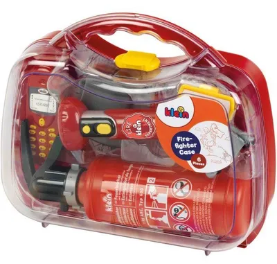Immagine prodotto di Transparent firefighter case with 6 accessories including 1 flashlight with light function - KLEIN - 8984