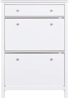 Produktbild von Inter Link Chilly Home Schuhkommode Massivholz Kiefer weiß