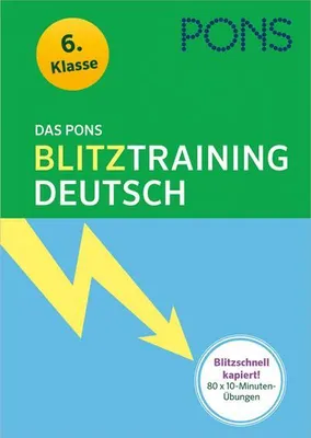 Immagine prodotto di Das PONS Blitztraining - Deutsch 6. Klasse