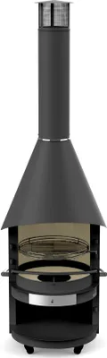 Produktbild von asado® Garten-Grillkamin "Fuego" 70cm - Stahl