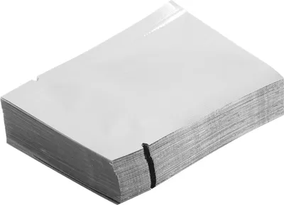 Produktbild von 500 Stück wiederverschließbare Probenbeutel, Aluminiumfolie, Heißsiegelbeutel, Folienbeutel zur Aufbewahrung von Lebensmitteln in großen Mengen, 5 x 7 cm