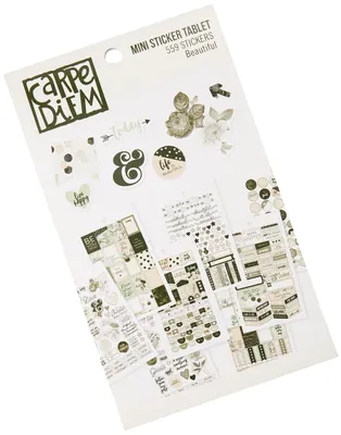 Mini-Sticker, Papier, mehrfarbig, 17,1 x 10,2 x 0,4 cm