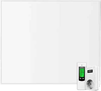Imagen del producto de Panel infrarrojo para calefacción de pared, dispositivo de calefacción para interiores, calentamiento rápido y seguro (300W)