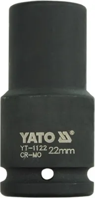 Produktbild von YATO Kraft-Stecknuss YT-1122 90mm Chrom-Molybdänstahl