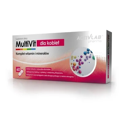 Obrázok produktu pre MultiVit pre ženy sada vitamínov pre ženy Activlab Pharma