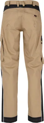 Produktbild von beb HANDWERK Damen Bundhose INFLAME Polyestermix Sand/Schwarz 44