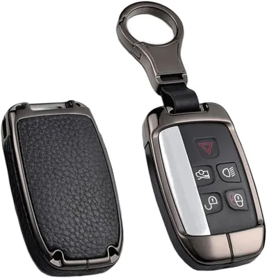 Obrázok produktu pre Kožené puzdro na kľúče od auta, ochrana pre 5 kľúčov, vhodné na kľúče od automobilov