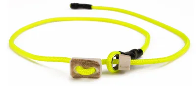 Produktbild von Mystique® Field trial Kurzführer 4mm mit Zugbegrenzung 65cm neon gelb