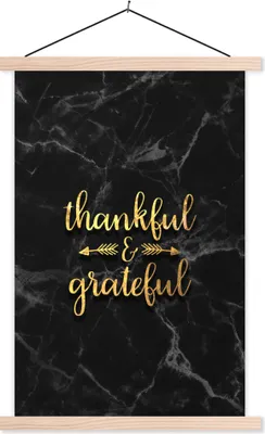 Produktbild von MuchoWow® Textilposter Zitat - Sprichwörter - Gold - Marmor 60x90 cm mit holzfarbenen Rahmen - Textil