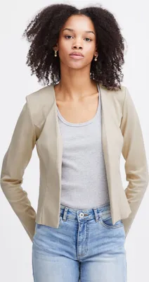 Produktbild von ICHI IHKATE Damen Blazer Kurzblazer Jackenblazer mit Stretch Comfort fit