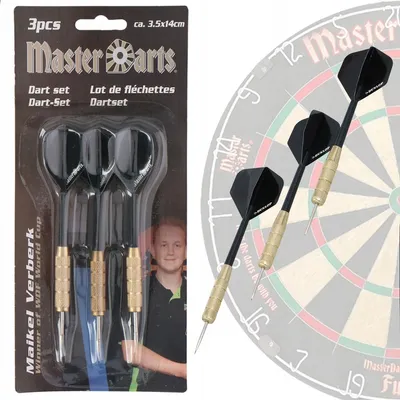Obrázek produktu pro Šipky Master, sada 3 šipek o rozměrech cca 3,5 x 14 cm