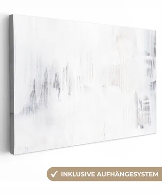 Produktbild von MuchoWow® - Leinwandbilder - Acrylfarbe - Entwurf, Wandbild, Wanddeko Bilder Wohnzimmer, 120x80 cm