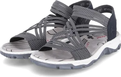 Produktbild von Rieker Sandalen Damen Synthetik Blau Größe: 36