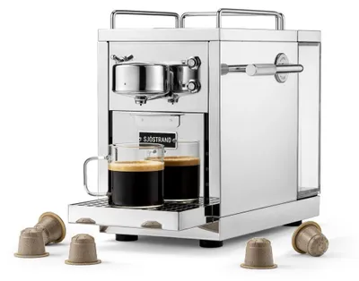 Produktbild von Sjöstrand The Original 2 Kapsel-Kaffeemaschine Steel
