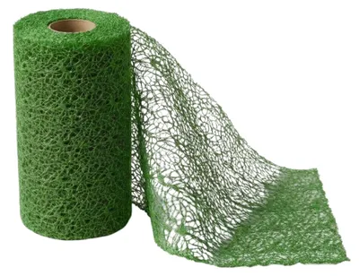 Produktbild von G.schmückt Tischband 25m Rolle, Tischläufer Dekoband zuschneidbar, Dekorative Tischdeko, Waldgrün Breite 30cm