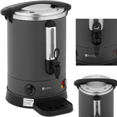 Obrázek produktu pro Dvouplášťový ohřívač vody s odtokem 13,5 l 2500 W šedý