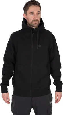 Image de Hommes Fishing Sweatshirt Matrix Black Stealth Zip Hoody - S