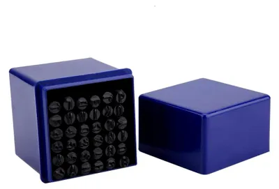 Produktbild von 36-teiliges Stahl-Buchstaben- und Zahlen-Stempel-Set, 5 mm Kohlenstoffstahl, Metallmarkierungswerkzeug für Lederhandwerk, Holzbearbeitung, Metallgravur und DIY-Projekte