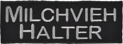 Produktbild von Aufnäher - Milchviehhalter -  20303 - Gr. ca. 11,5cm x 4cm
