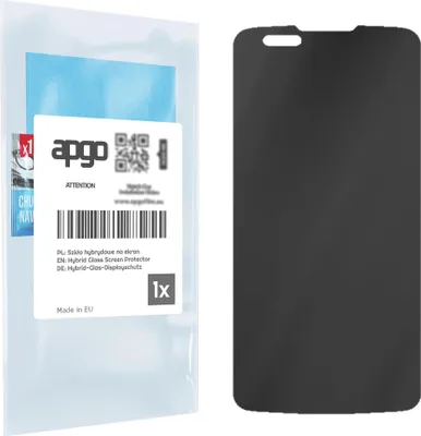 Produktbild von apgo Displayschutzglas Anti-Spähen Schutzglas für LG K8 - Blickschutzglas Bildschirmschutz, 7H Hybrid Schutzglas mit Keramikbeschichtung [Matt, Full Glue, Anti-Spy]