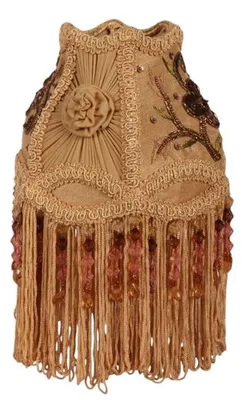 Immagine prodotto di Lampada a paralume, 15 cm, da fissare con clip, color rosa, in tessuto