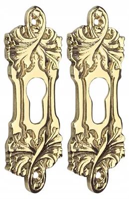 Produktbild von Marmex Türschild Messing Retro für Einsteckschloss Zierbeschlag