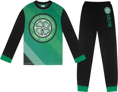 Obrázok produktu pre Celtic FC - Pyžamo s dlhými nohavicami pre chlapcov GF1058 (158-164) (čierna/zelená)