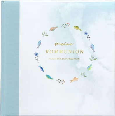 Produktbild von Goldbuch Fotoalbum Kommunion Himmelsfische 25x25 cm 58 Seiten Pergamin